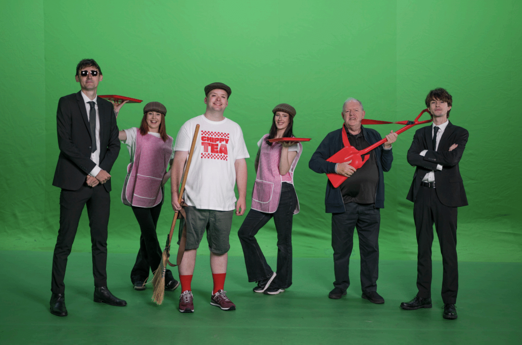 Members of the 'I Love the North' Music video cast