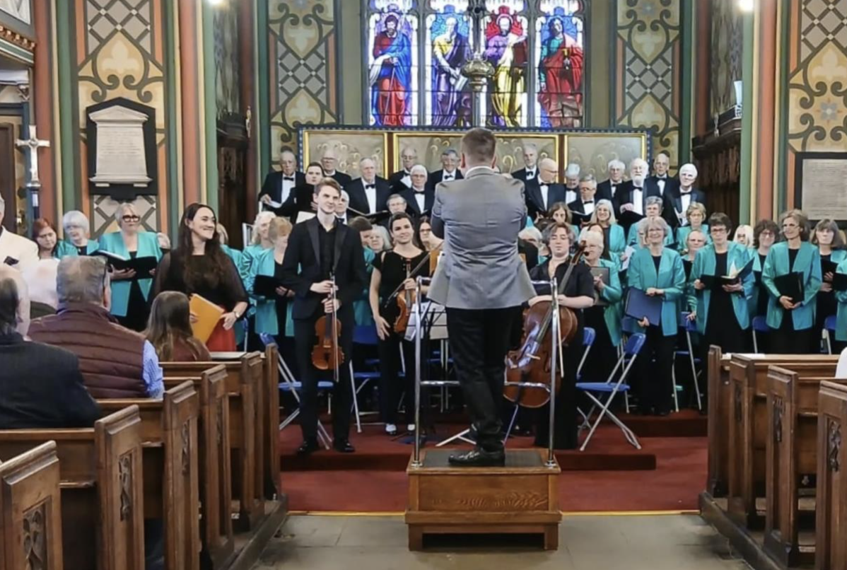 Oldham Choral Society performing in 2026